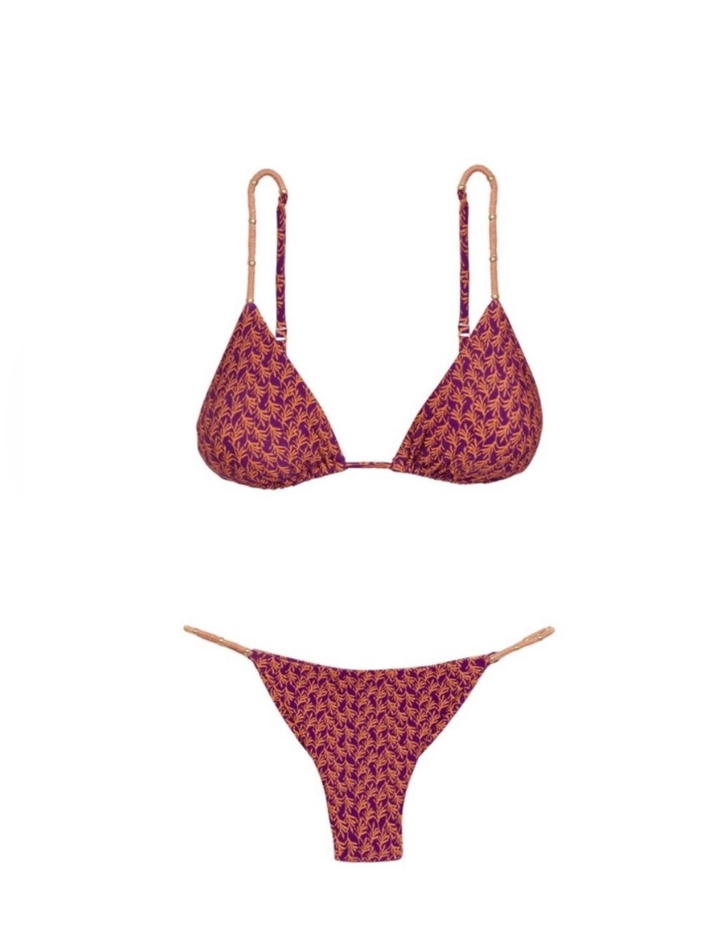 Vix Luri Nic Bikini Set in Plum
Drape